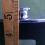 Vintage Black Leather Hip Flask Image 9