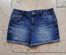 Girls denim shorts (age 13-14)