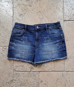 Girls denim shorts (age 13-14)