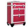 Make-Up Trolley, Cosmetic Case, Make-up case  with 4 Removable, Universal Wheels Image 8