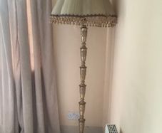 Brass standard lamp