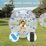Inflatable Bumper Bubble Balls 1,5M OR 1.2 Body bumper  Ball Bumper PVC Blue Clear Image 6