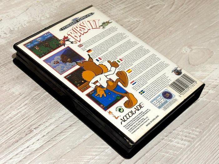 Bubsy 2 for Mega Drive - Boxed & Minty