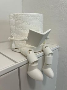 Toilet Paper Roll Holder Buddy - bathroom organiser
