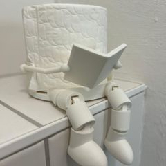 Toilet Paper Roll Holder Buddy - bathroom organiser