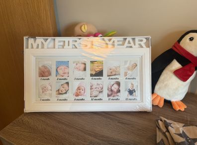 Baby first year frame