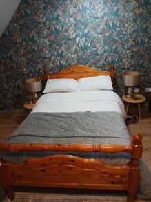 Wooden frame Double bed