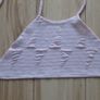 ladies pastel baby pink top size small/8 Image 3