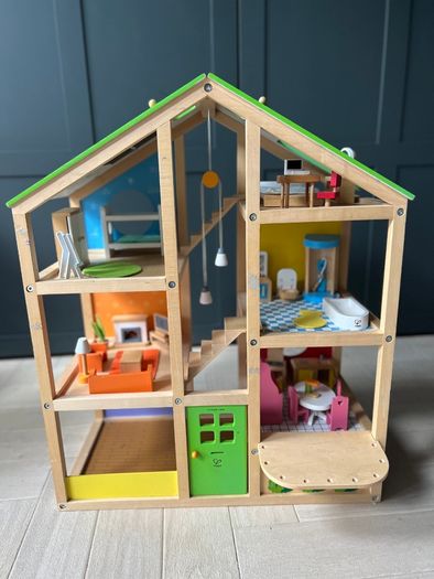 All Season Doll House Fully Furnished Hape
