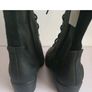 Hush Puppies Chamber Moto Black Leather Waterproof Boots UK 3 EU 36 Wide New  CAN POST Image 9