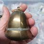 antique police helmet bell Image 3