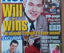 NOW Magazine - 20 Feb 2002 - Will YOUNG Wins / Darius Danesh Goodbye to Princess Margaret Rose