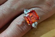 Sterling Silver Ring - Size L - Stamped for Silver (S58)