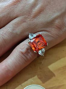 Sterling Silver Ring - Size L - Stamped for Silver (S58)