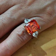 Sterling Silver Ring - Size L - Stamped for Silver (S58)