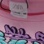 Girls Top Graffiti T-shirt 13-14yrs From Zara-new! Image 6