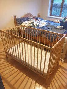 Baby Cot with Mattress