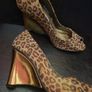 Stuart Weitzman Leopard Print Open Toed Sandal Image 4