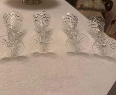 Vintage Tyrone pattern Waterford Sherry/dessert wine glasses