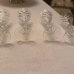 Vintage Tyrone pattern Waterford Sherry/dessert wine glasses