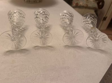 Vintage Tyrone pattern Waterford Sherry/dessert wine glasses