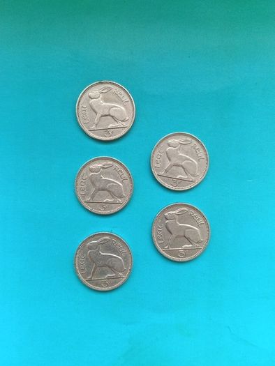 Irish 6 pence coins date run