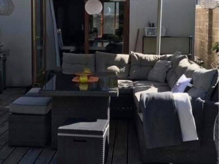 L-- Shaped outdoor sofa needs repair