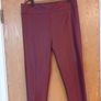 Faux Leather  Red Jeggins.   S.16. Image 2