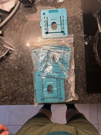 Makita battery wall mount