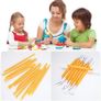 39 Pcs Pottery Clay Sculpting Tools, Polymer Clay Tools, Wood Carving Tools, Pottery Clay Modelling Tools Double-Ended for Sculpture, Modelling Clay, Polymer, Ceramic, Embossing, with Storage Case (FREE POSTAGE) Image 5