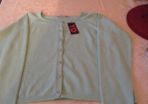 Girls BNWT green cardigan 13 yrs