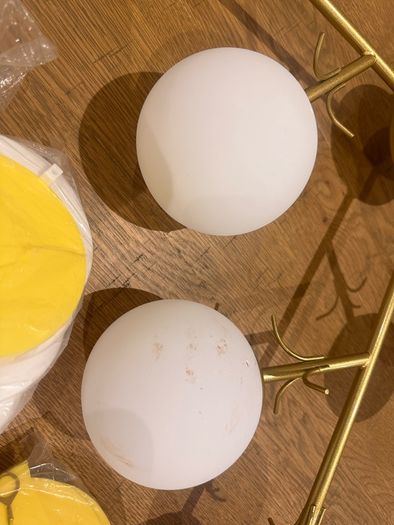 2 x ceiling lights