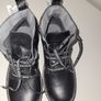 Black Real Leather Boots. Size 34. New Image 7