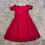 Red Off Shoulder Dress Image 2