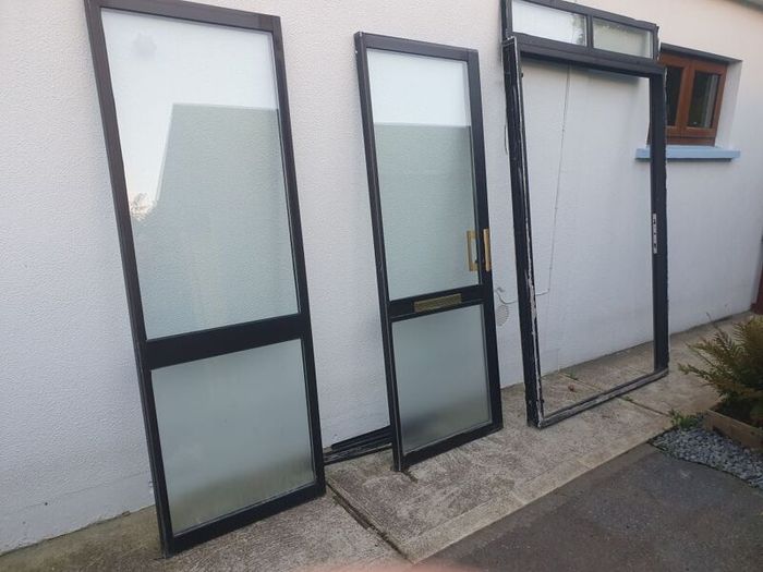 Sliding door and frame