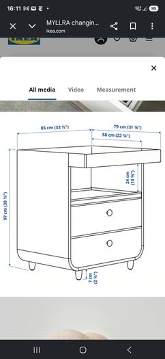 IKEA Myllra Change Table