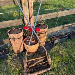 Vintage Folbate push lawnmower