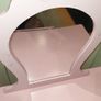 Kids pink desk with chair Image 3