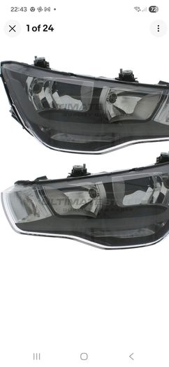 Audi A1 headlights