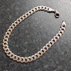 Mens Silver Chain Bracelet