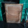Vintage Irish distressed heavy gilt early 20th Century mirror, framed by Bregazzi & Sons,  Merrion Row. Image 2