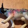 Porcelain colorful cow figurine Image 6