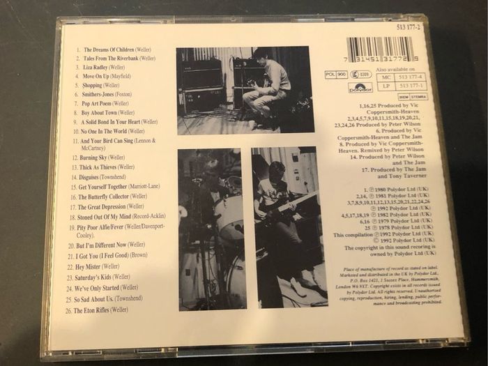 The Jam - Extras (1992)