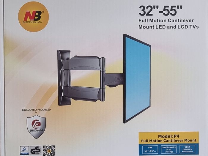 TV Wall Mount Bracket Tilt Swivel 32" - 55" TV