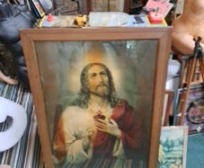 Edwardian Framed Religious Picture