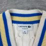 Lacoste Cable Knit Cricket Tennis Heavyweight Sleeveless Jumper Vest Mens XXL Image 4