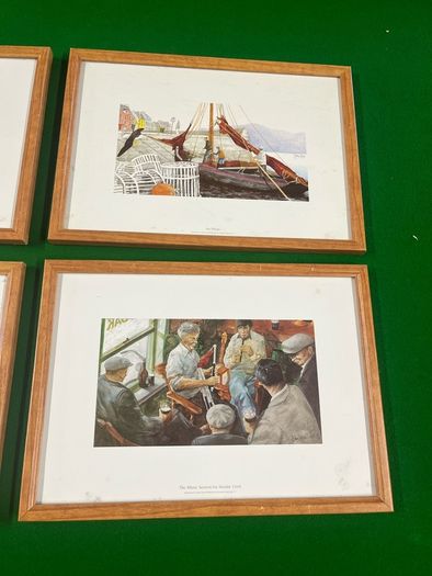 vintage set of 4 prints
