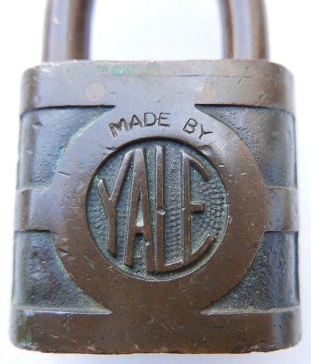Antique Yale Brass Padlock