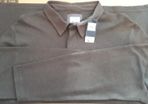 F&F Blue Men's Charcoal Long Sleeve Collared Buttoned Sweatshirt in Size XXXL (Brand New & Tagged)