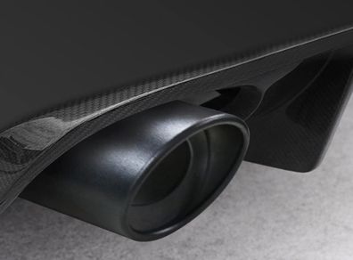 62mm Stainless Steel Exhaust Pipe Trim Car Tip Tail Muffler Tail Throat Black For Universal Auto Styling